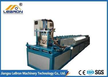 Blaue Farbstahlrolle, die Maschinen-hohes Produktions-Leistungsfähigkeit PU-SEITE Material bildet